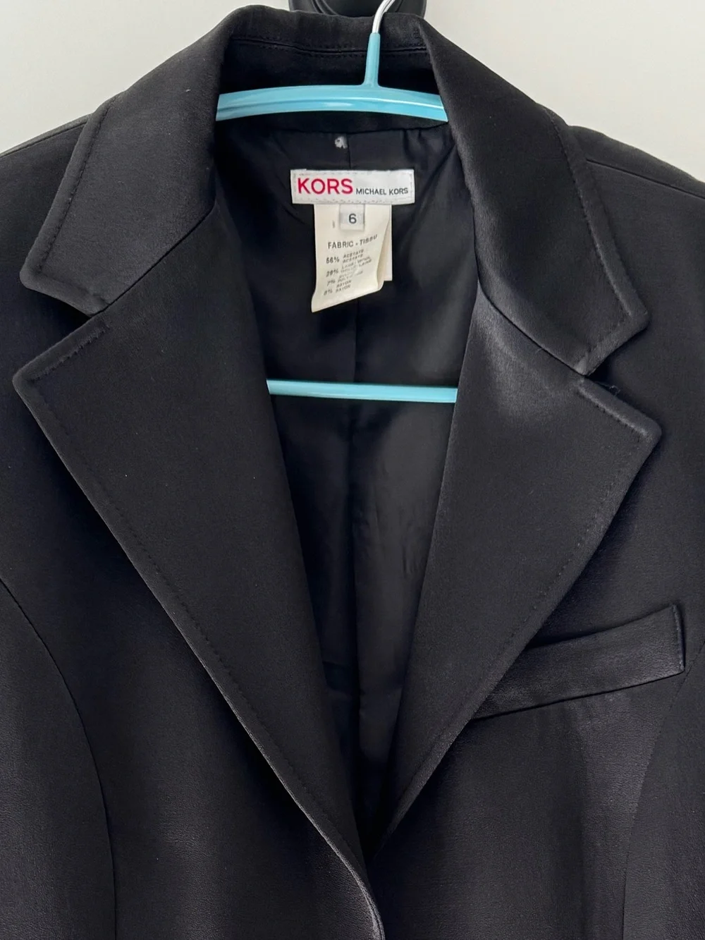 Michael Kors Women's Black Single-Button Blazer size small 4-6